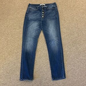 Womens juniors KANCAN dark denim jeans size 13/30 great condition